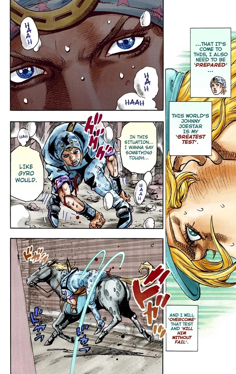 JoJo's Bizarre Adventure Part 7 - Steel Ball Run (Official Colored) chapter 92 page 13