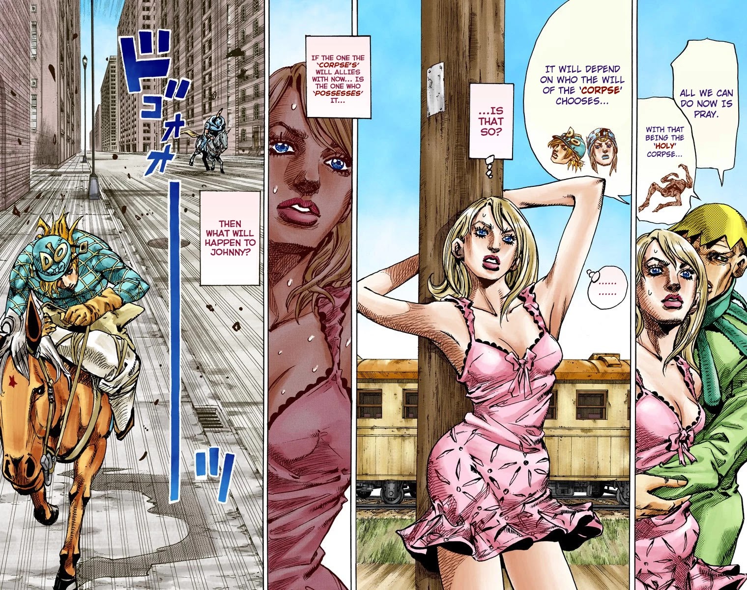 JoJo's Bizarre Adventure Part 7 - Steel Ball Run (Official Colored) chapter 92 page 15