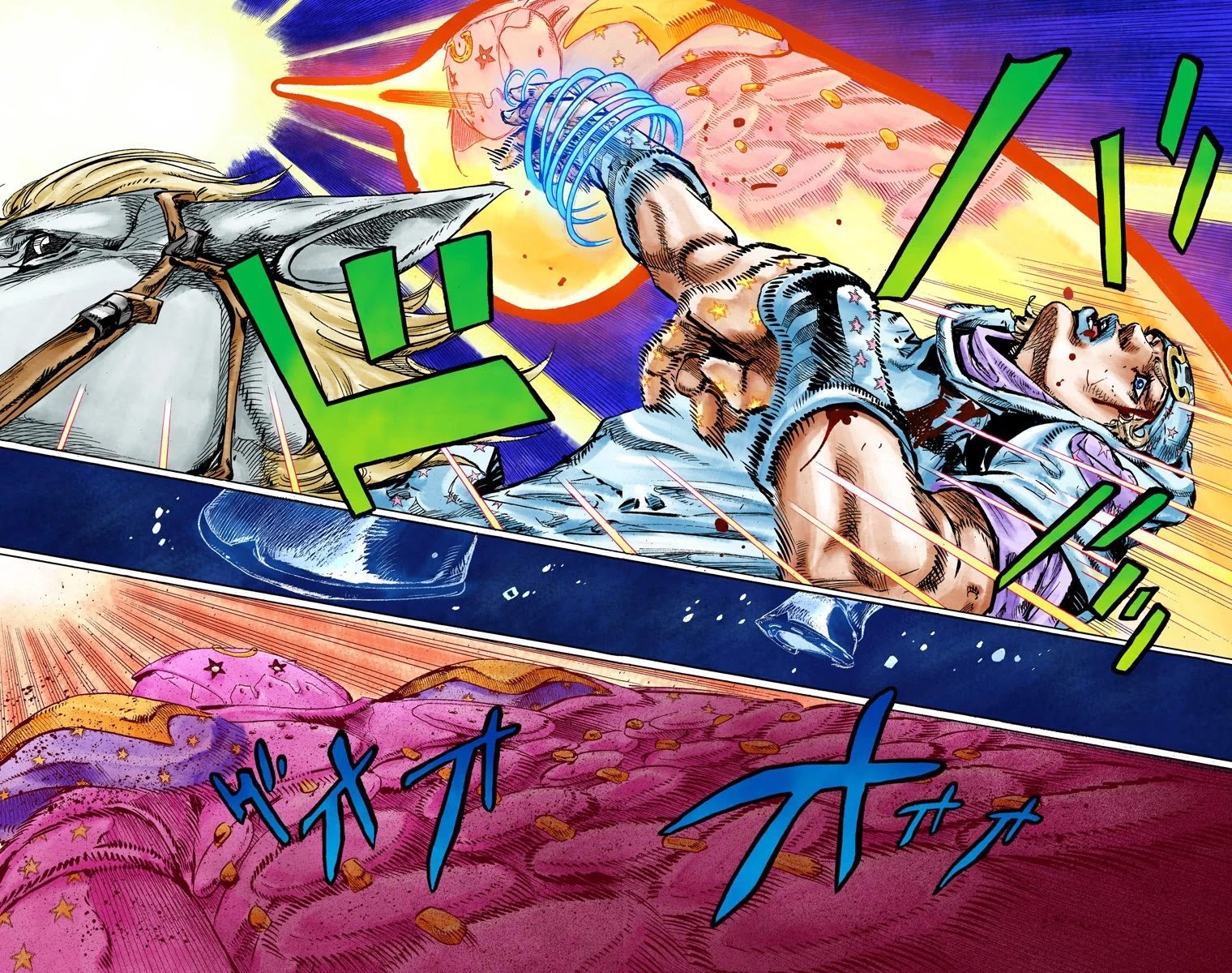 JoJo's Bizarre Adventure Part 7 - Steel Ball Run (Official Colored) chapter 93 page 10