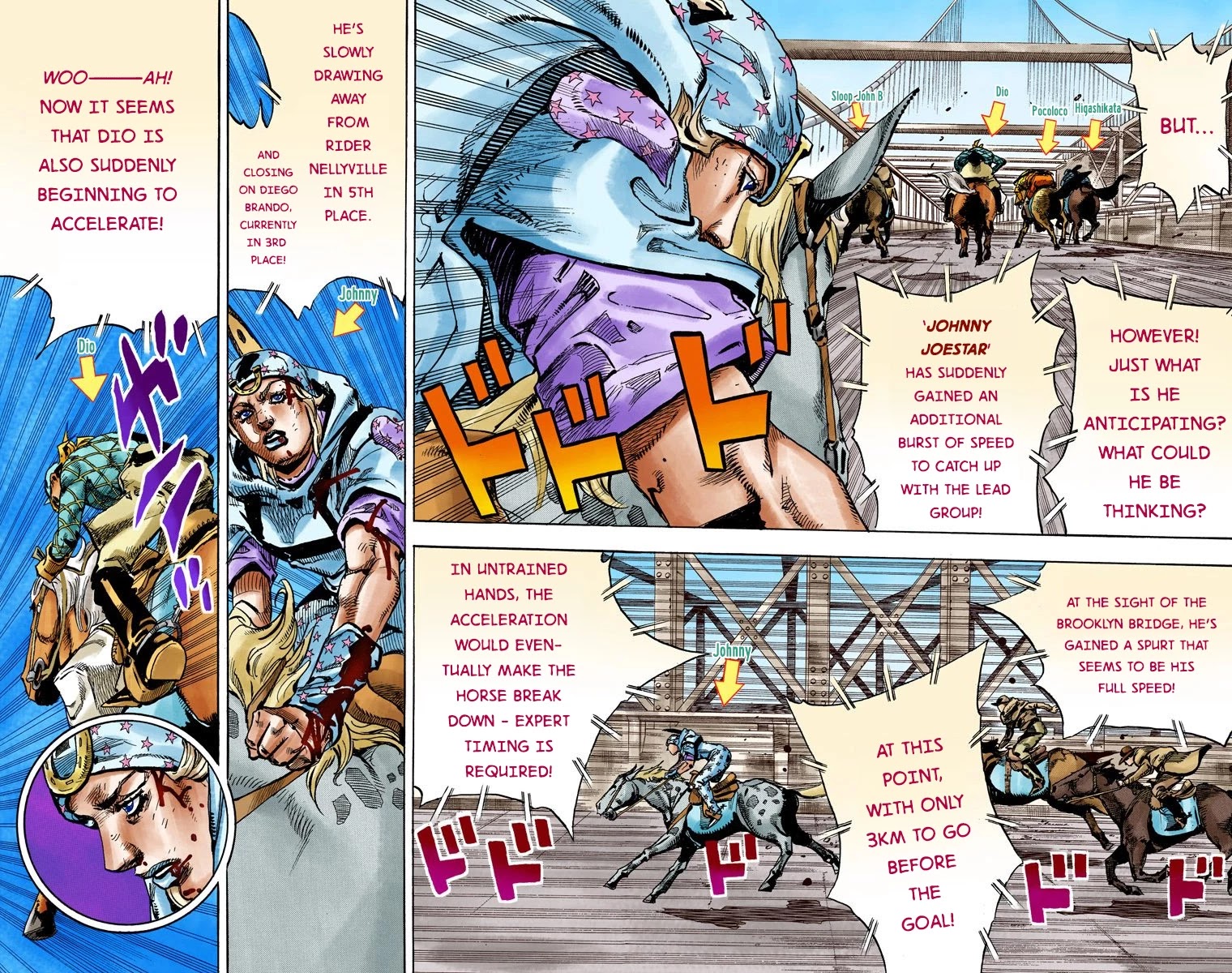JoJo's Bizarre Adventure Part 7 - Steel Ball Run (Official Colored) chapter 93 page 18