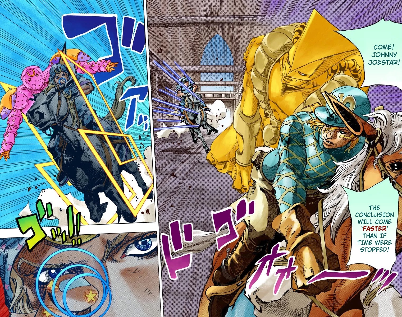 JoJo's Bizarre Adventure Part 7 - Steel Ball Run (Official Colored) chapter 93 page 23