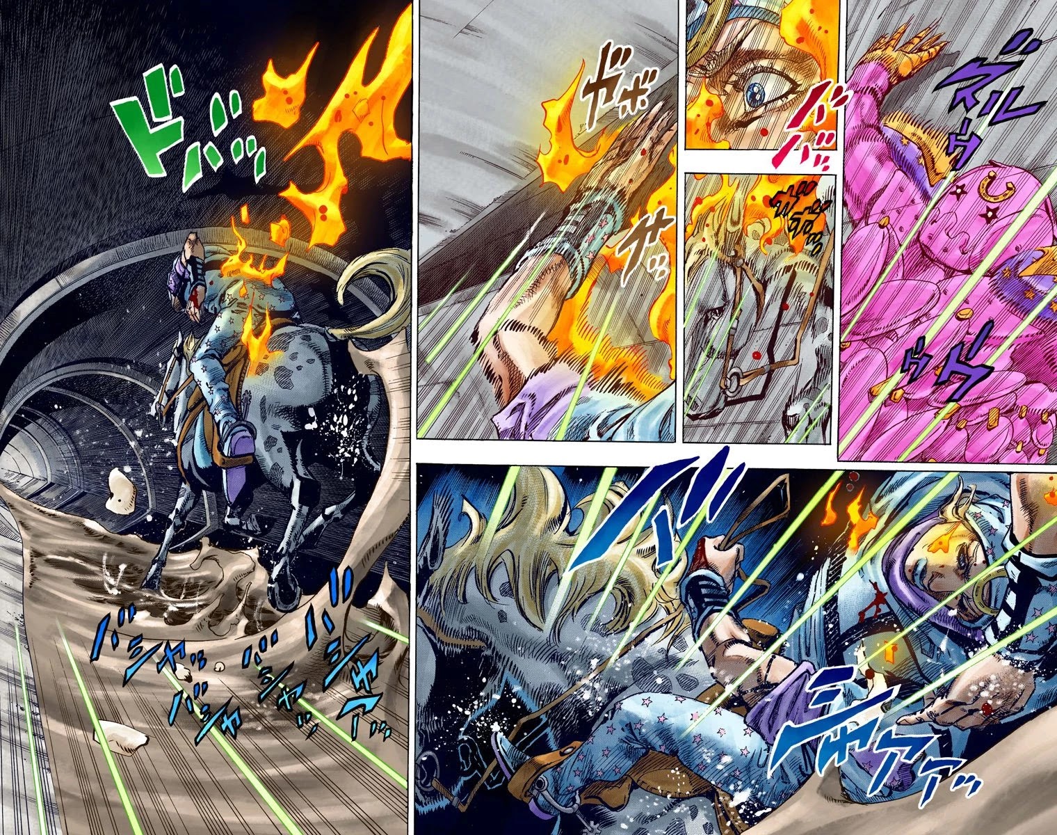 JoJo's Bizarre Adventure Part 7 - Steel Ball Run (Official Colored) chapter 93 page 3