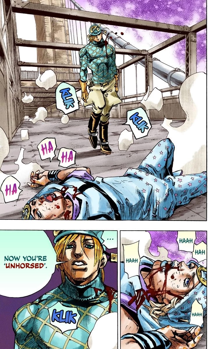 JoJo's Bizarre Adventure Part 7 - Steel Ball Run (Official Colored) chapter 94 page 14