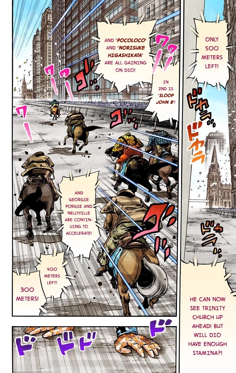 JoJo's Bizarre Adventure Part 7 - Steel Ball Run (Official Colored) chapter 94 page 27
