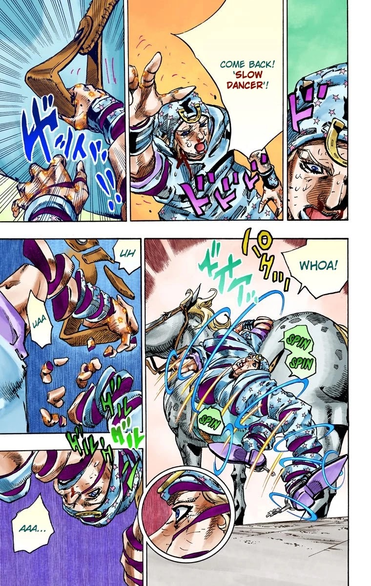 JoJo's Bizarre Adventure Part 7 - Steel Ball Run (Official Colored) chapter 94 page 28