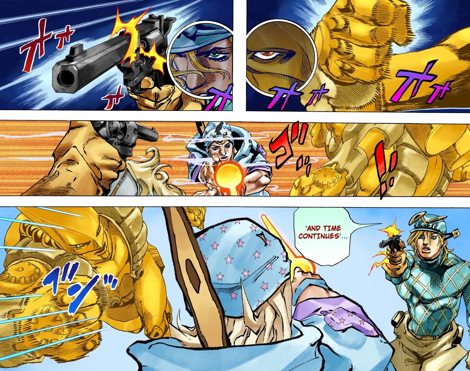JoJo's Bizarre Adventure Part 7 - Steel Ball Run (Official Colored) chapter 94 page 8