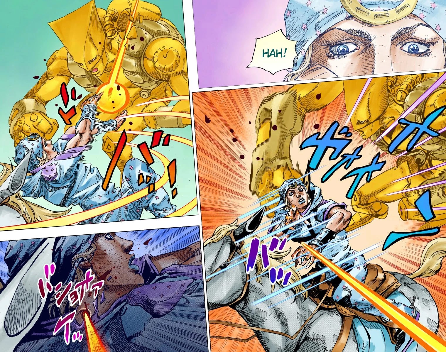 JoJo's Bizarre Adventure Part 7 - Steel Ball Run (Official Colored) chapter 94 page 9