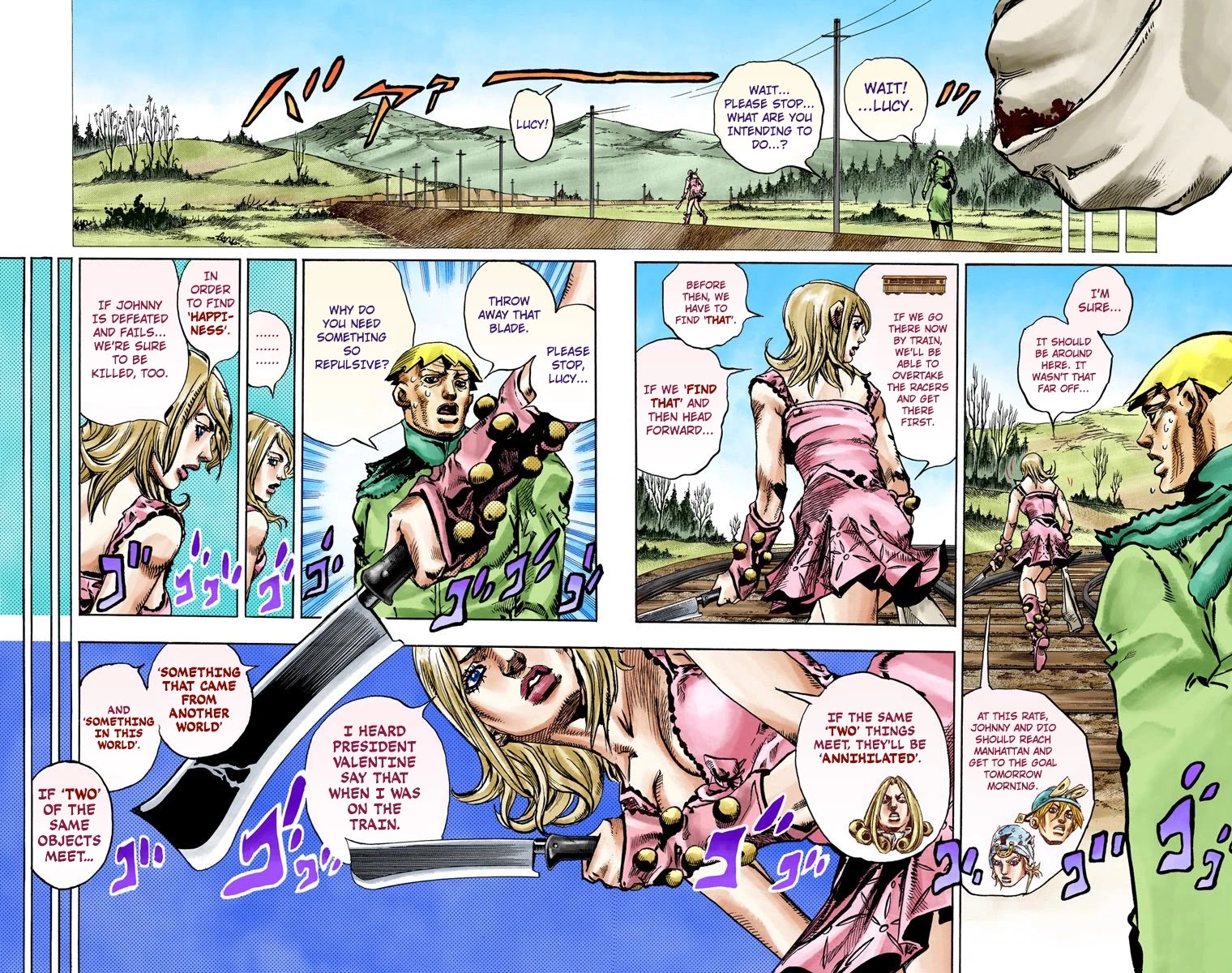 JoJo's Bizarre Adventure Part 7 - Steel Ball Run (Official Colored) chapter 95 page 15