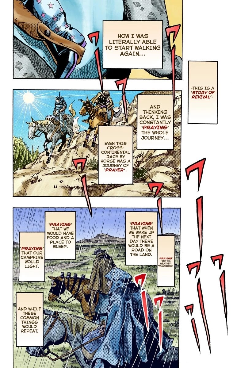JoJo's Bizarre Adventure Part 7 - Steel Ball Run (Official Colored) chapter 95 page 27