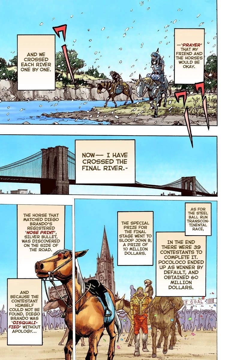 JoJo's Bizarre Adventure Part 7 - Steel Ball Run (Official Colored) chapter 95 page 28