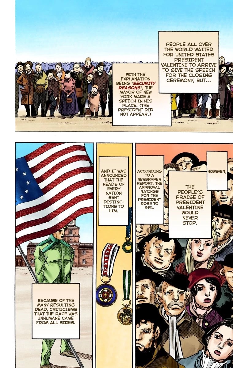 JoJo's Bizarre Adventure Part 7 - Steel Ball Run (Official Colored) chapter 95 page 29