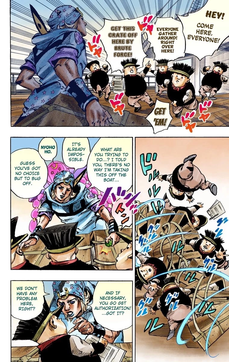 JoJo's Bizarre Adventure Part 7 - Steel Ball Run (Official Colored) chapter 95 page 37