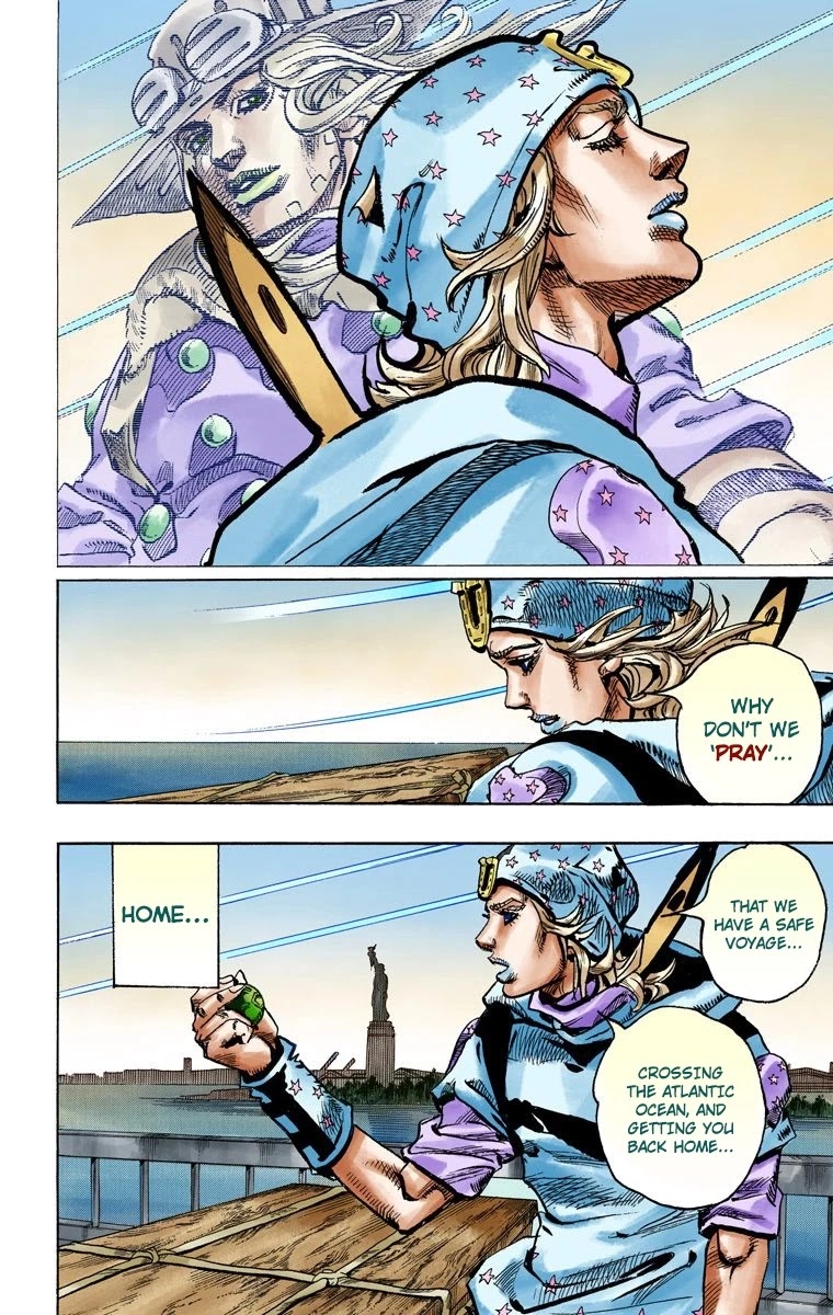 JoJo's Bizarre Adventure Part 7 - Steel Ball Run (Official Colored) chapter 95 page 40