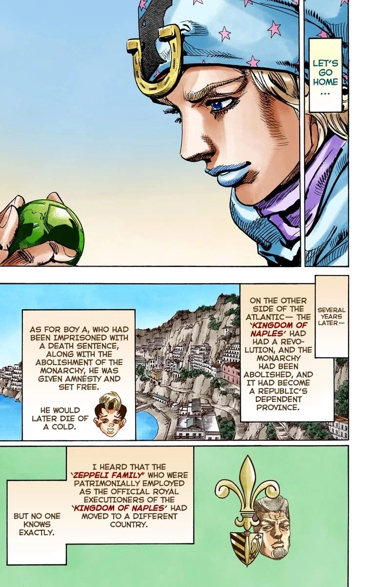 JoJo's Bizarre Adventure Part 7 - Steel Ball Run (Official Colored) chapter 95 page 41
