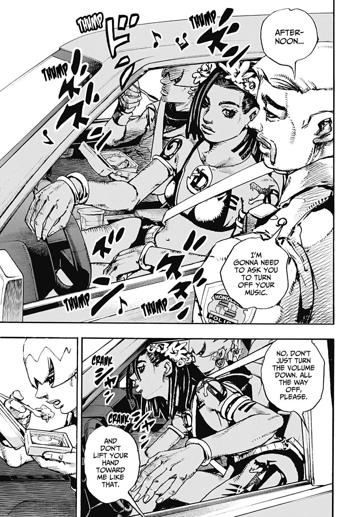 JoJo's Bizarre Adventure Part 9 - The JOJOLands chapter 1 page 6