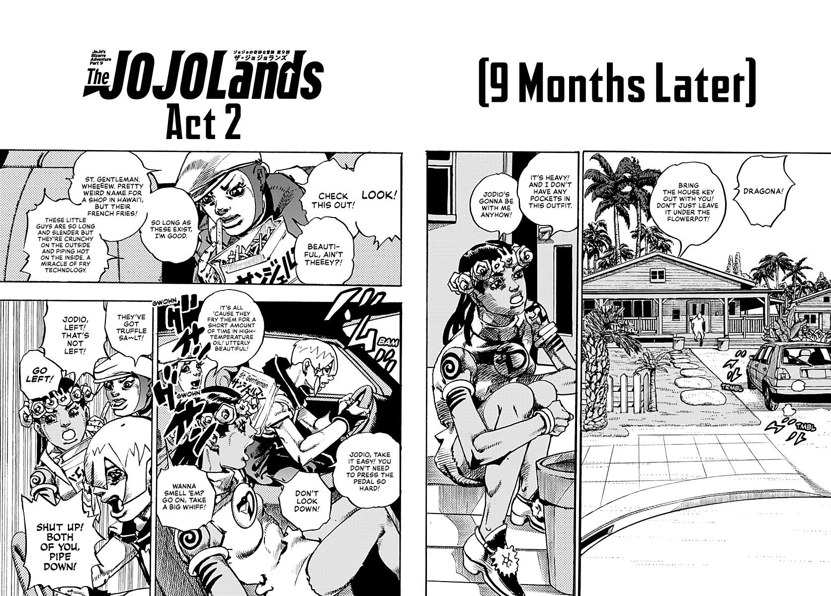 JoJo's Bizarre Adventure Part 9 - The JOJOLands chapter 33 page 3