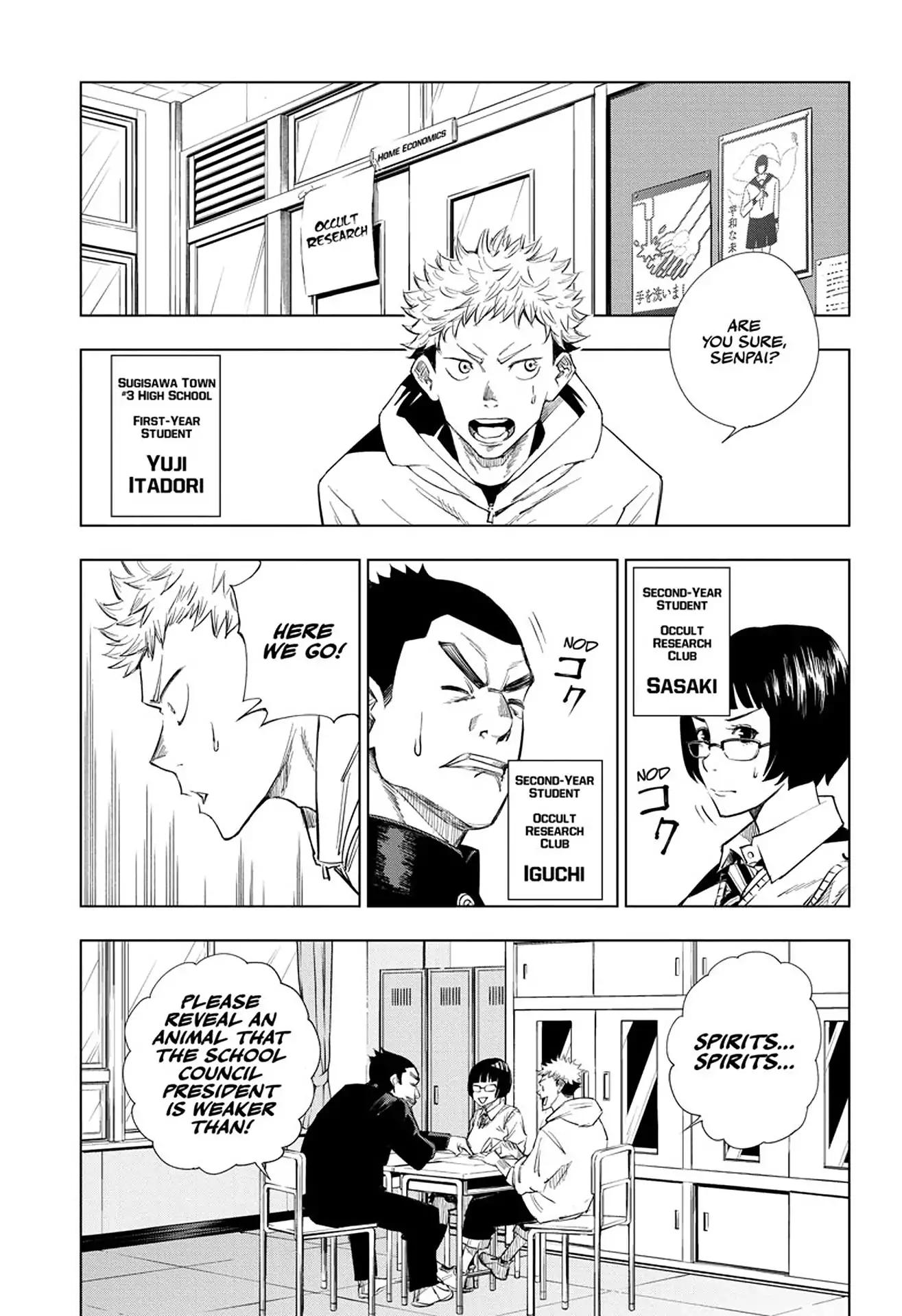 Jujutsu Kaisen chapter 1 page 4