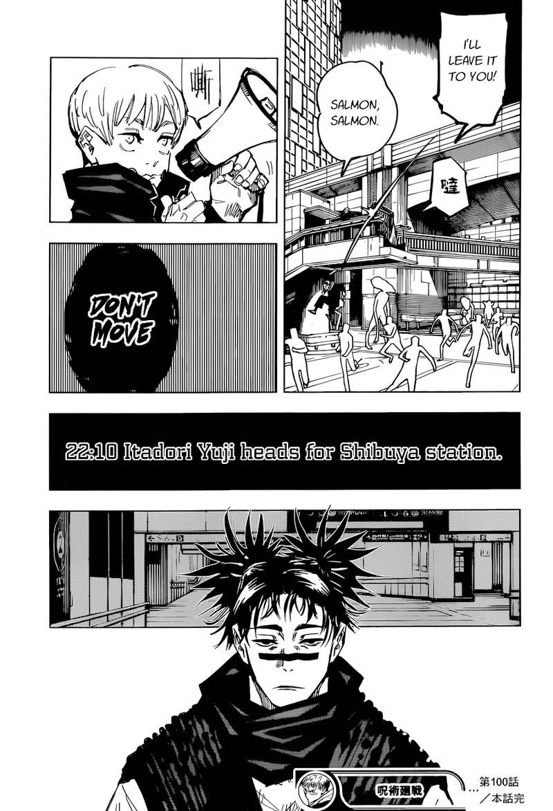 Jujutsu Kaisen chapter 100 page 20