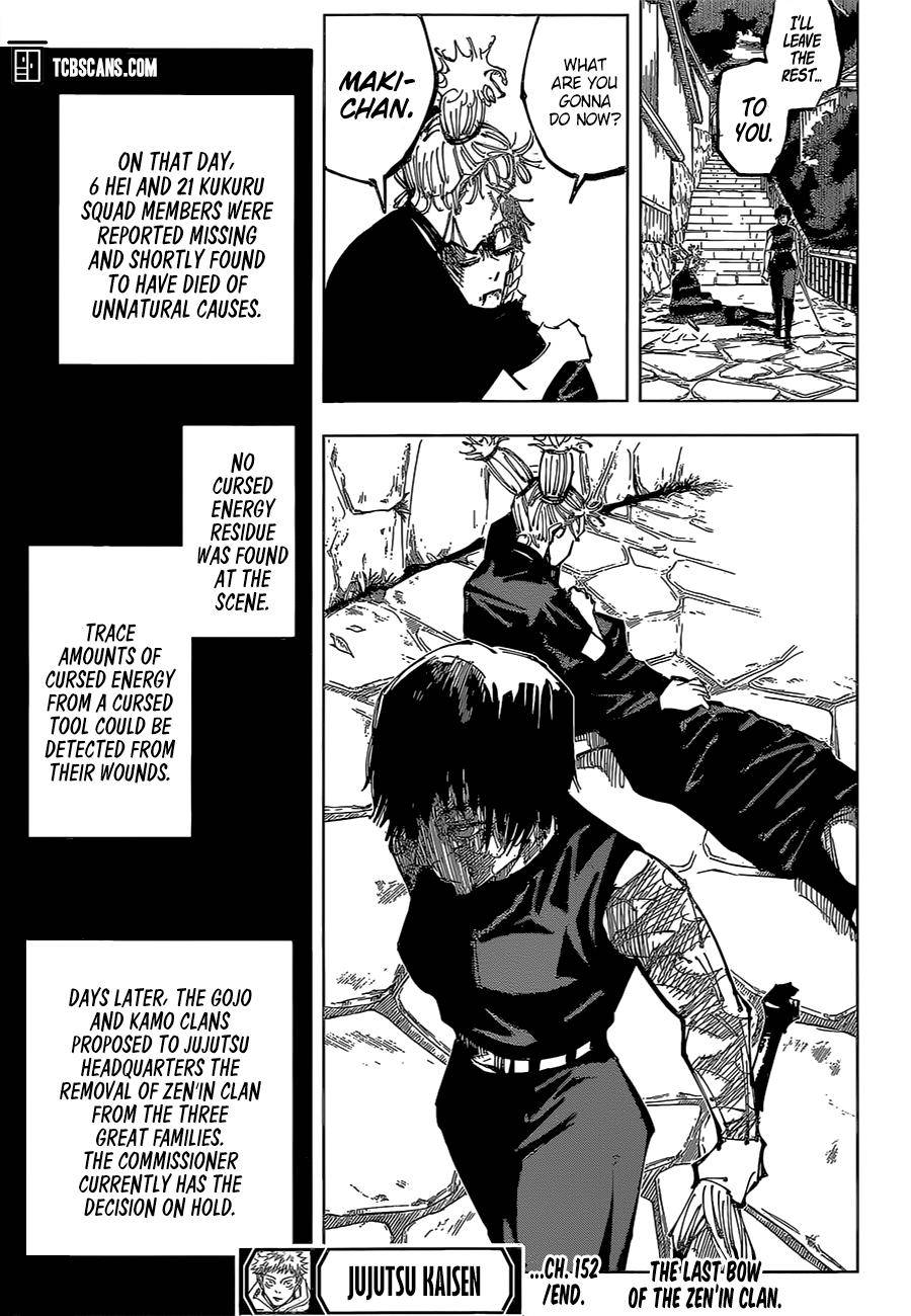 Jujutsu Kaisen chapter 152 page 9