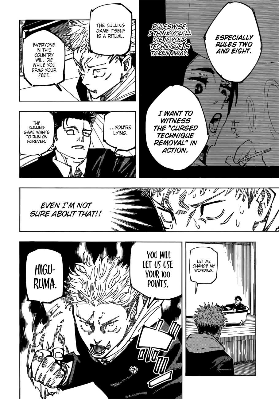 Jujutsu Kaisen chapter 163 page 17