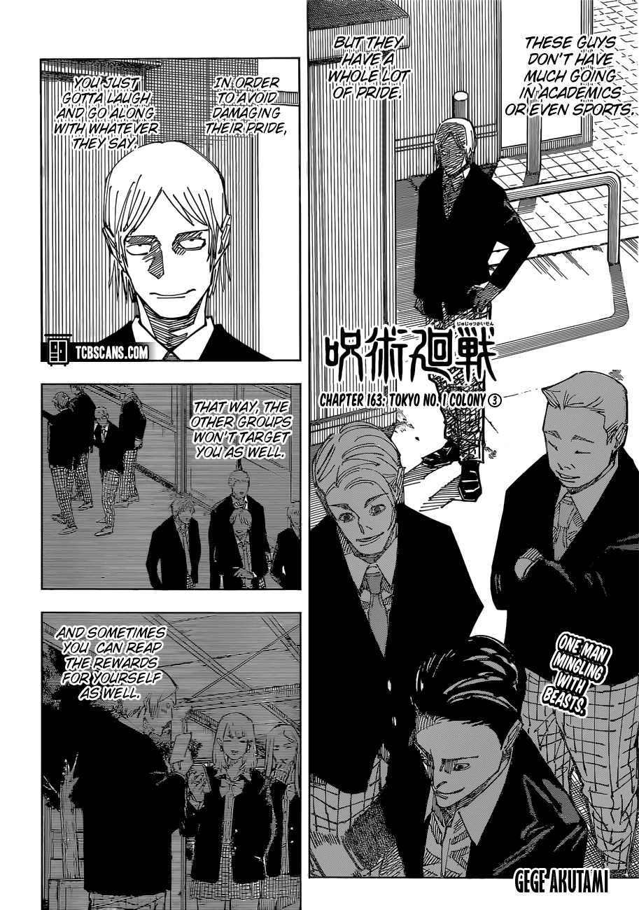 Jujutsu Kaisen chapter 163 page 2