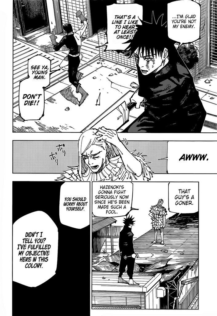 Jujutsu Kaisen chapter 169 page 18