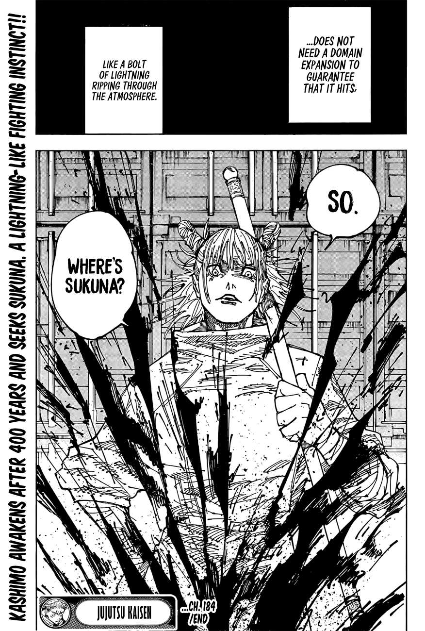 Jujutsu Kaisen chapter 184 page 19