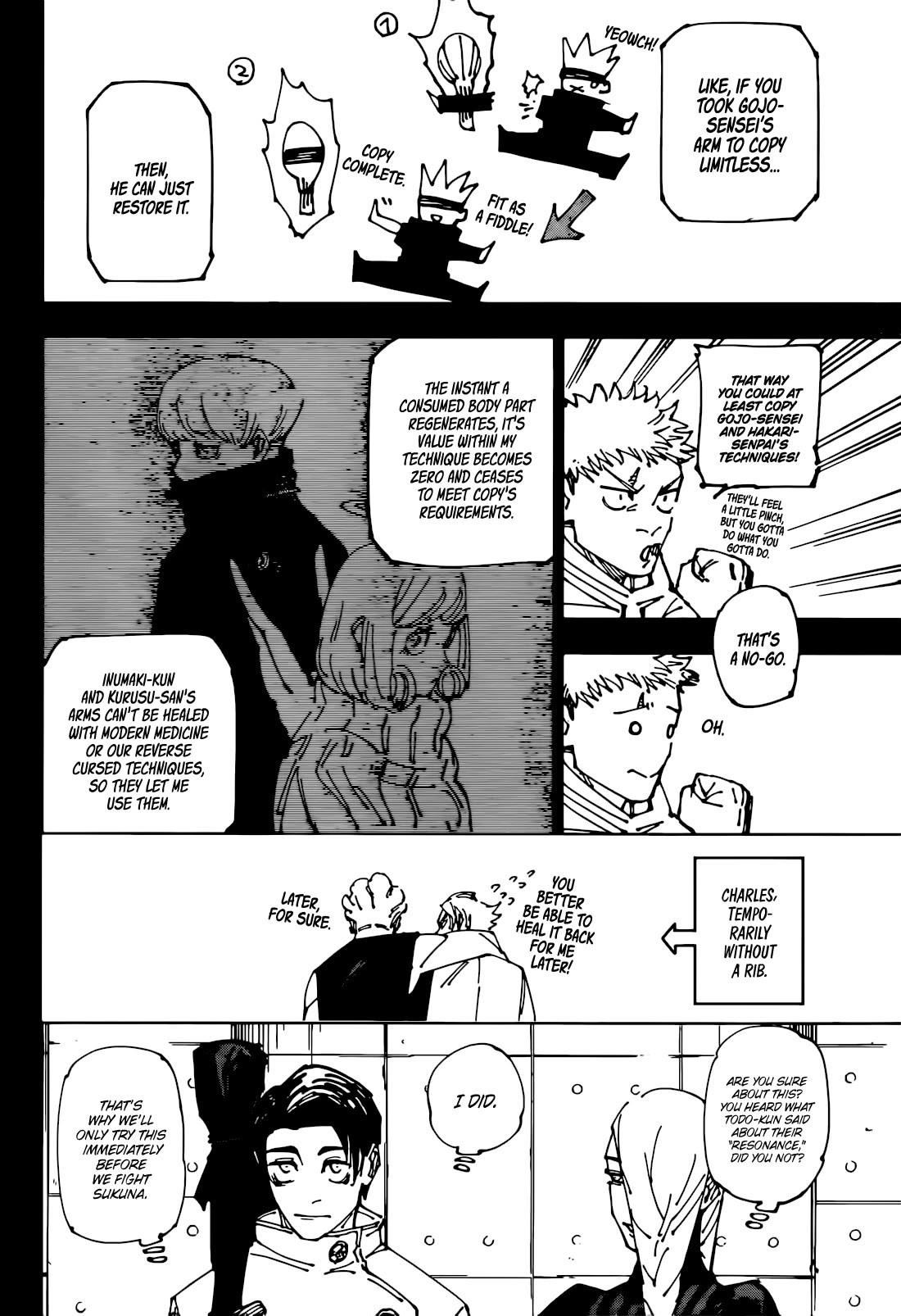 Jujutsu Kaisen chapter 267 page 6