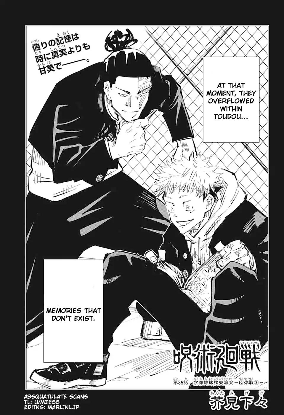 Jujutsu Kaisen chapter 35 page 2