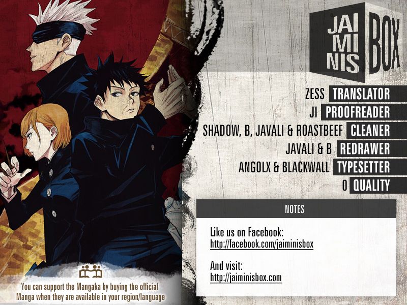 Jujutsu Kaisen chapter 59 page 1