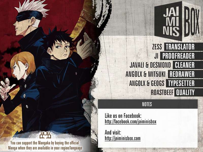 Jujutsu Kaisen chapter 61 page 1