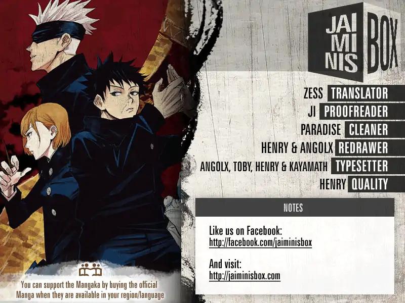 Jujutsu Kaisen chapter 76 page 1