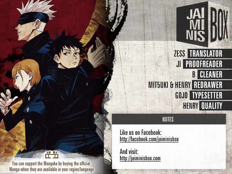 Jujutsu Kaisen chapter 86 page 1