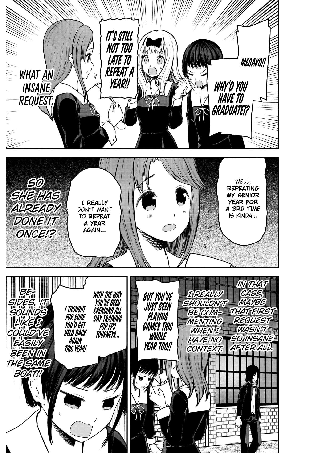 Kaguya-sama wa Kokurasetai - Tensai-tachi no Renai Zunousen chapter 202 page 4