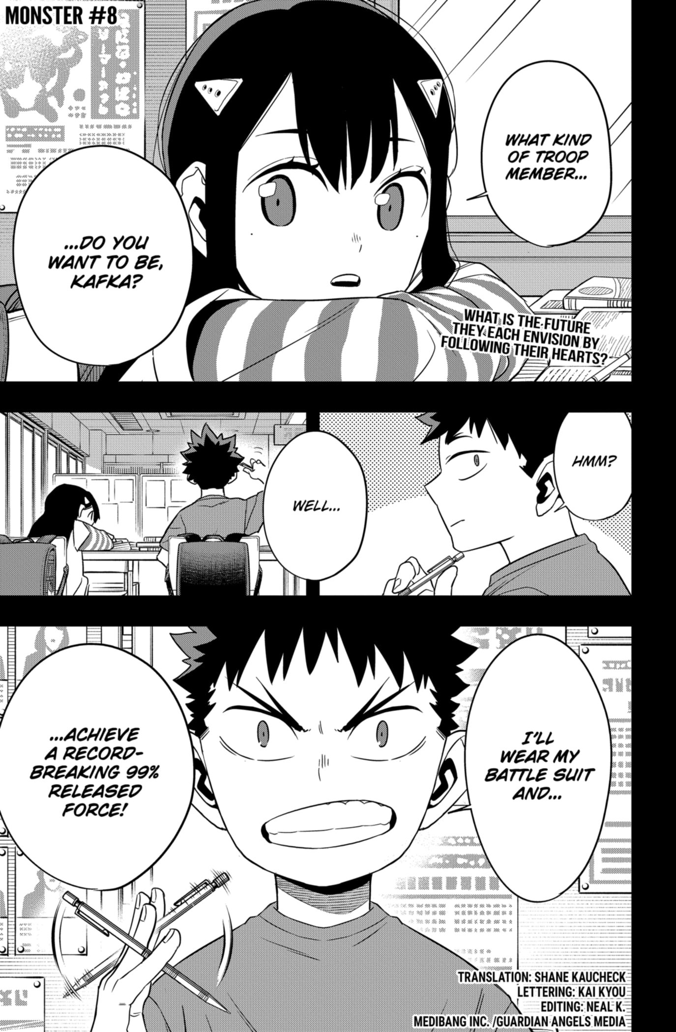 Kaiju No. 8 chapter 109 page 1