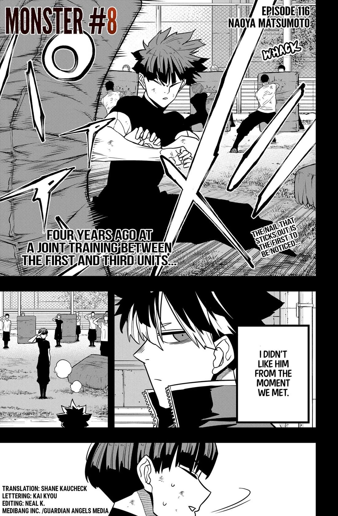 Kaiju No. 8 chapter 116 page 1