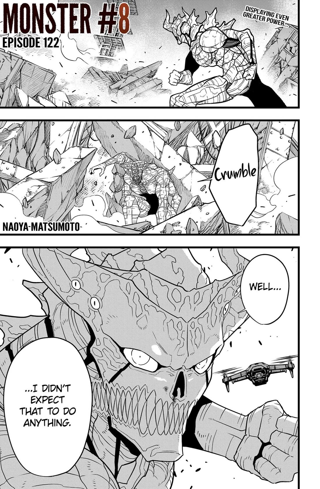 Kaiju No. 8 chapter 122 page 1