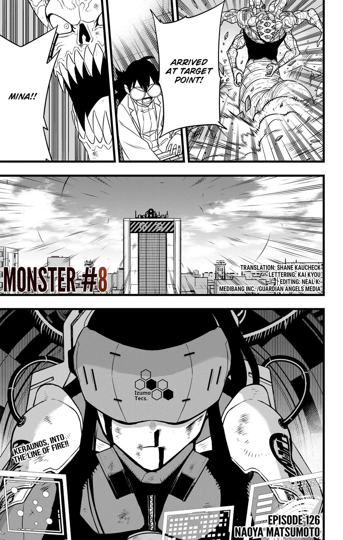 Kaiju No. 8 chapter 126 page 1