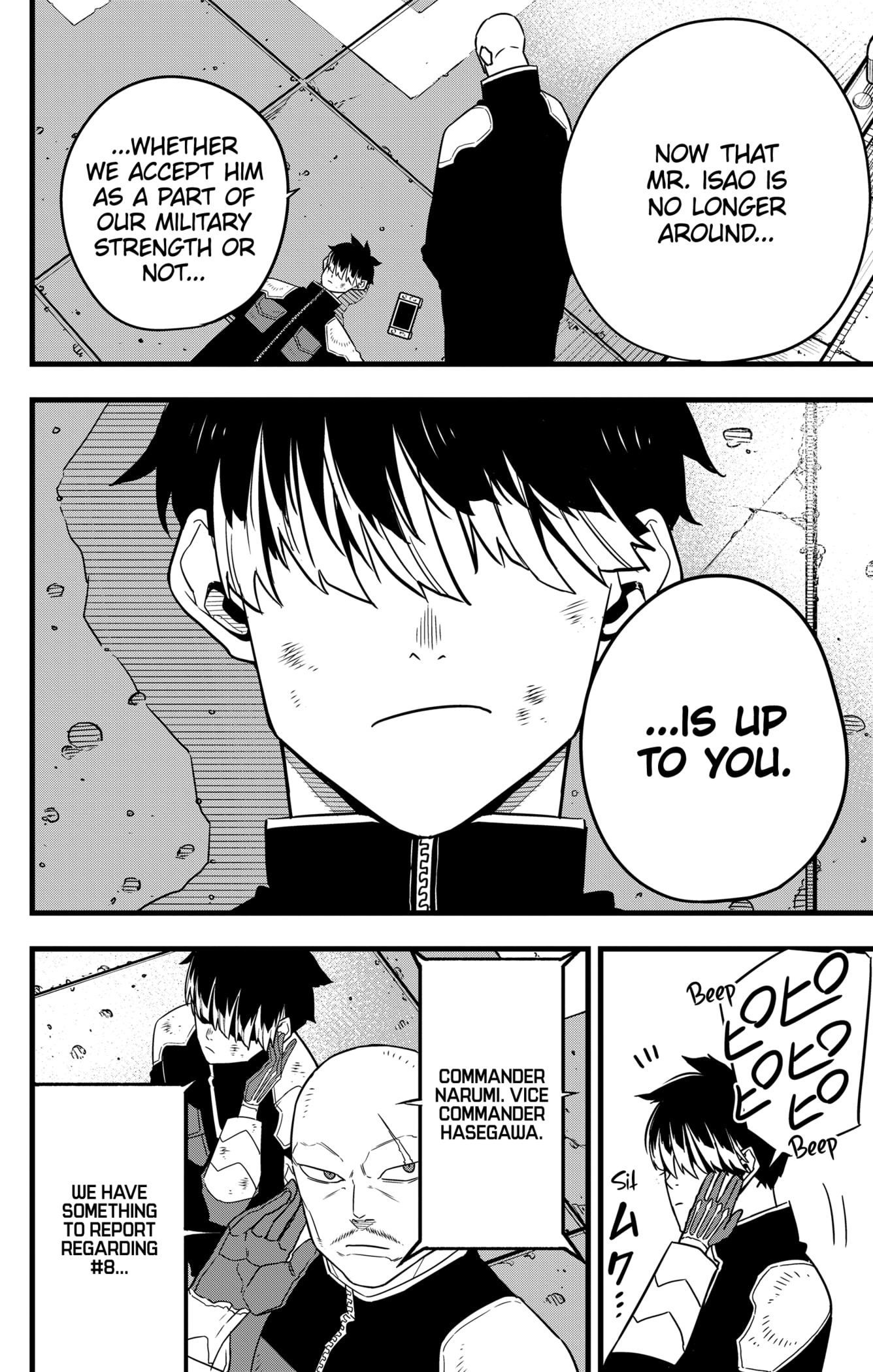 Kaiju No. 8 chapter 55 page 11