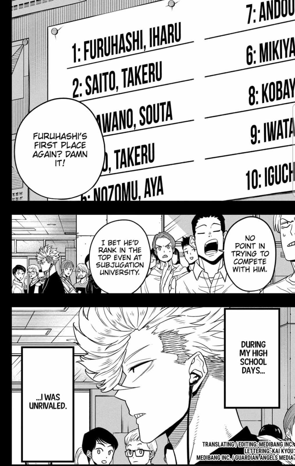 Kaiju No. 8 chapter 61 page 1