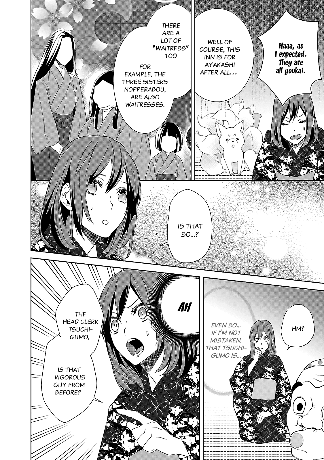 Kakuriyo no Yadomeshi: Ayakashi Oyado ni Yomeiri Shimasu. chapter 3 page 22