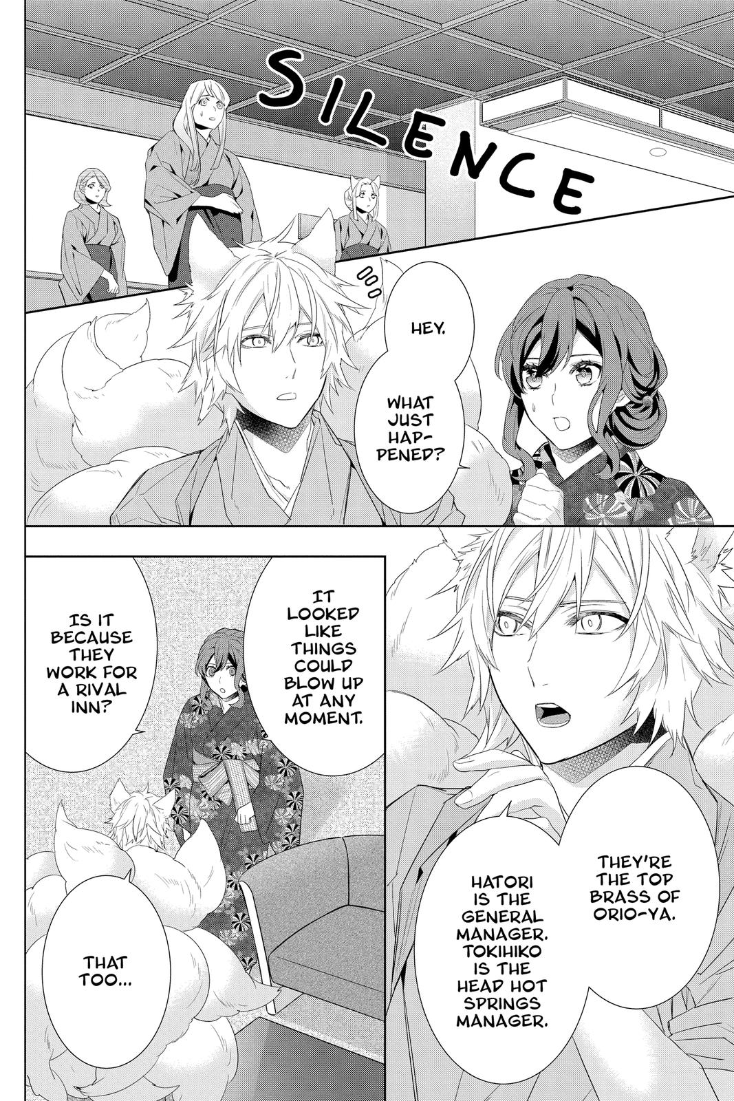 Kakuriyo no Yadomeshi: Ayakashi Oyado ni Yomeiri Shimasu. chapter 40 page 22