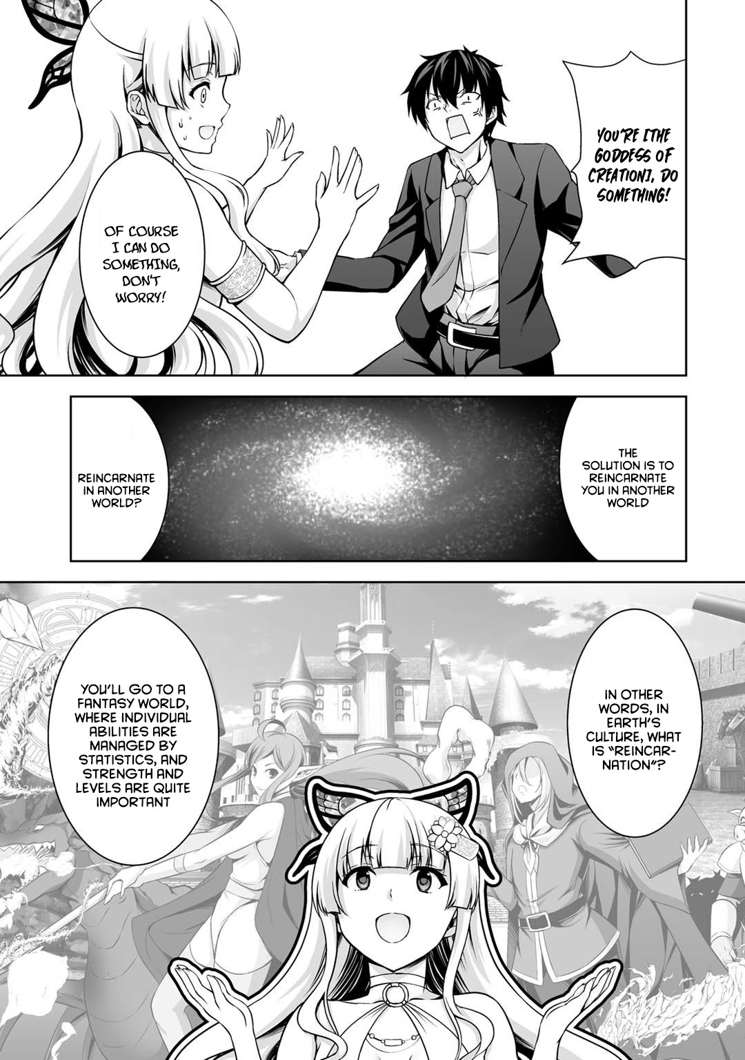 Kami no Techigai de Shindara Zumi de Isekai ni Hourikomare Mashita chapter 1 page 10