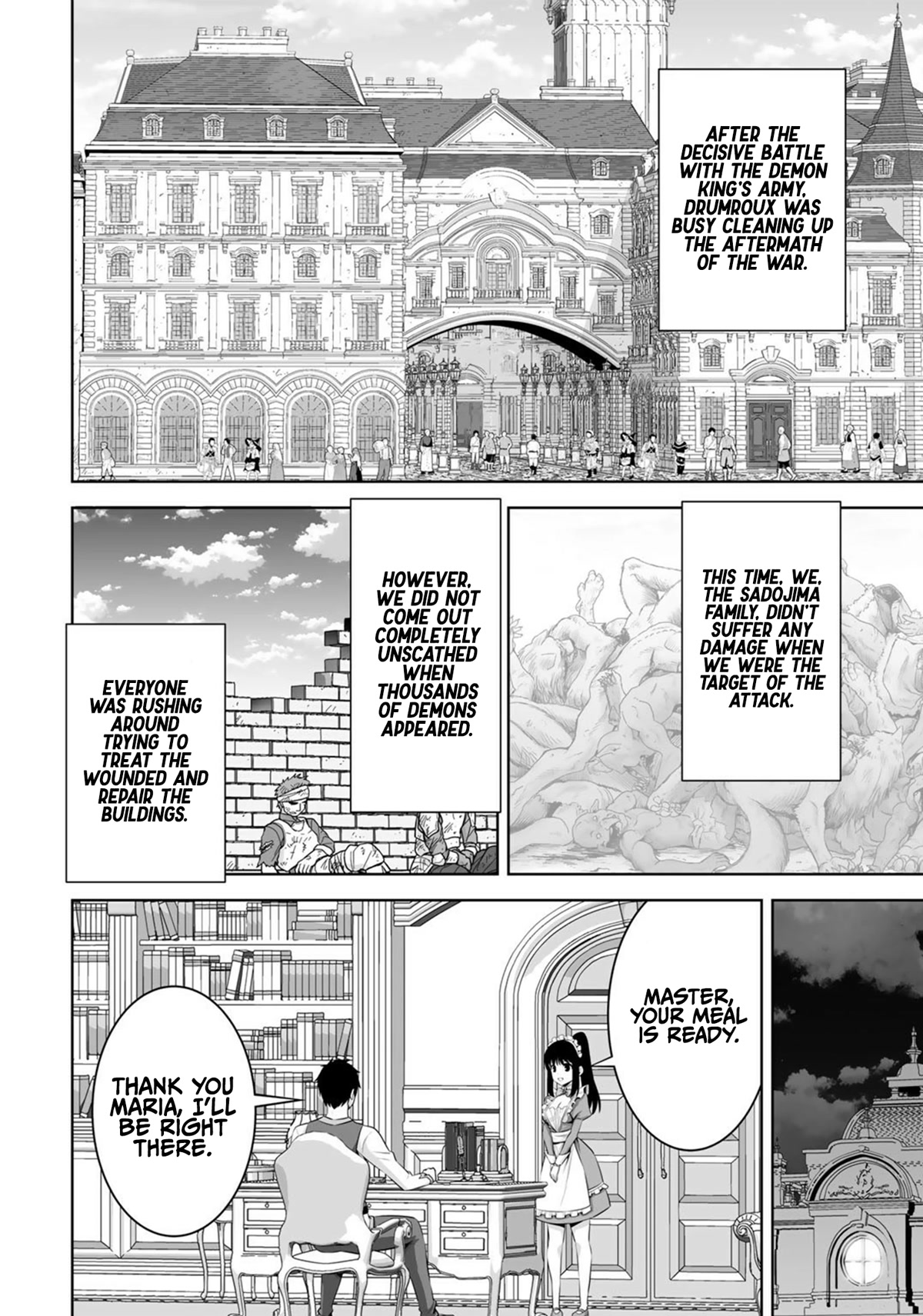 Kami no Techigai de Shindara Zumi de Isekai ni Hourikomare Mashita chapter 30 page 4