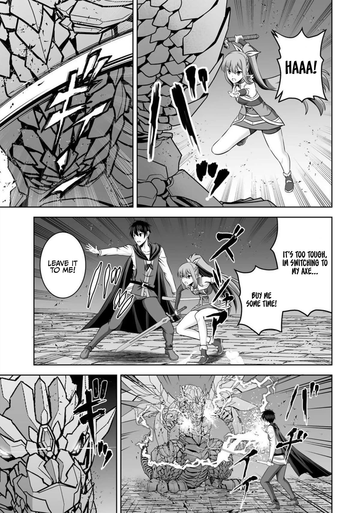 Kami no Techigai de Shindara Zumi de Isekai ni Hourikomare Mashita chapter 33 page 28