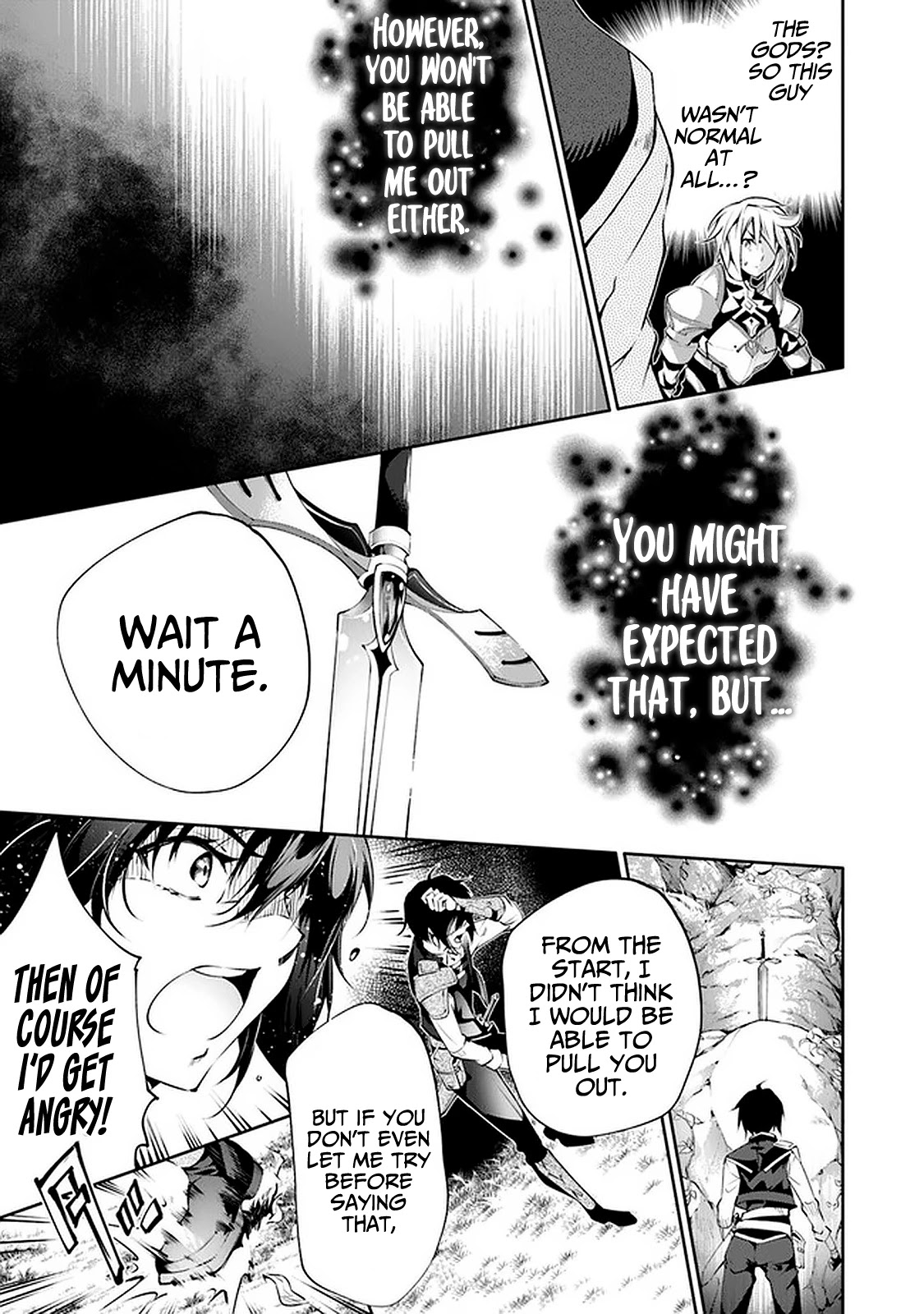 Kamigami ni Sodaterare Shimo no, Saikyou to Naru chapter 16 page 17