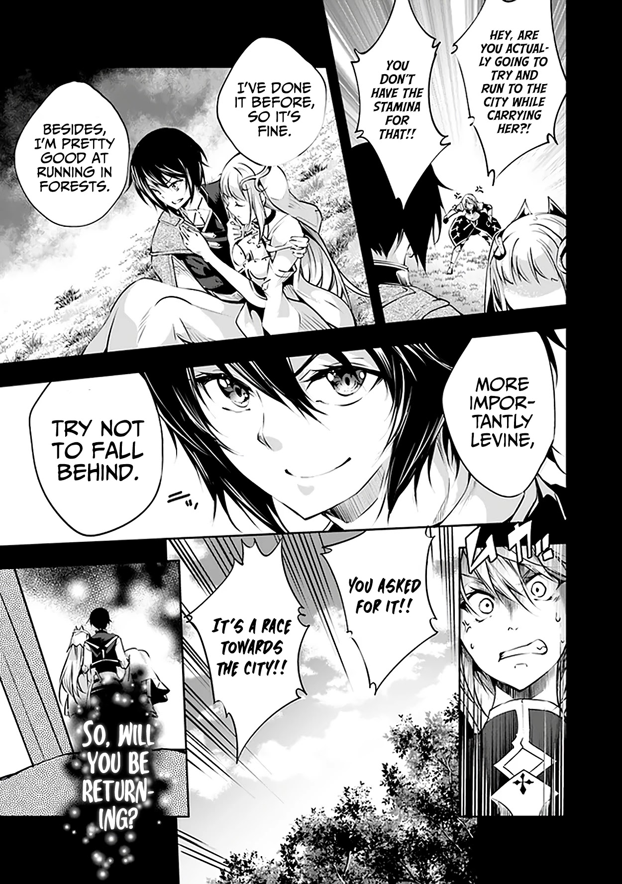 Kamigami ni Sodaterare Shimo no, Saikyou to Naru chapter 17 page 23