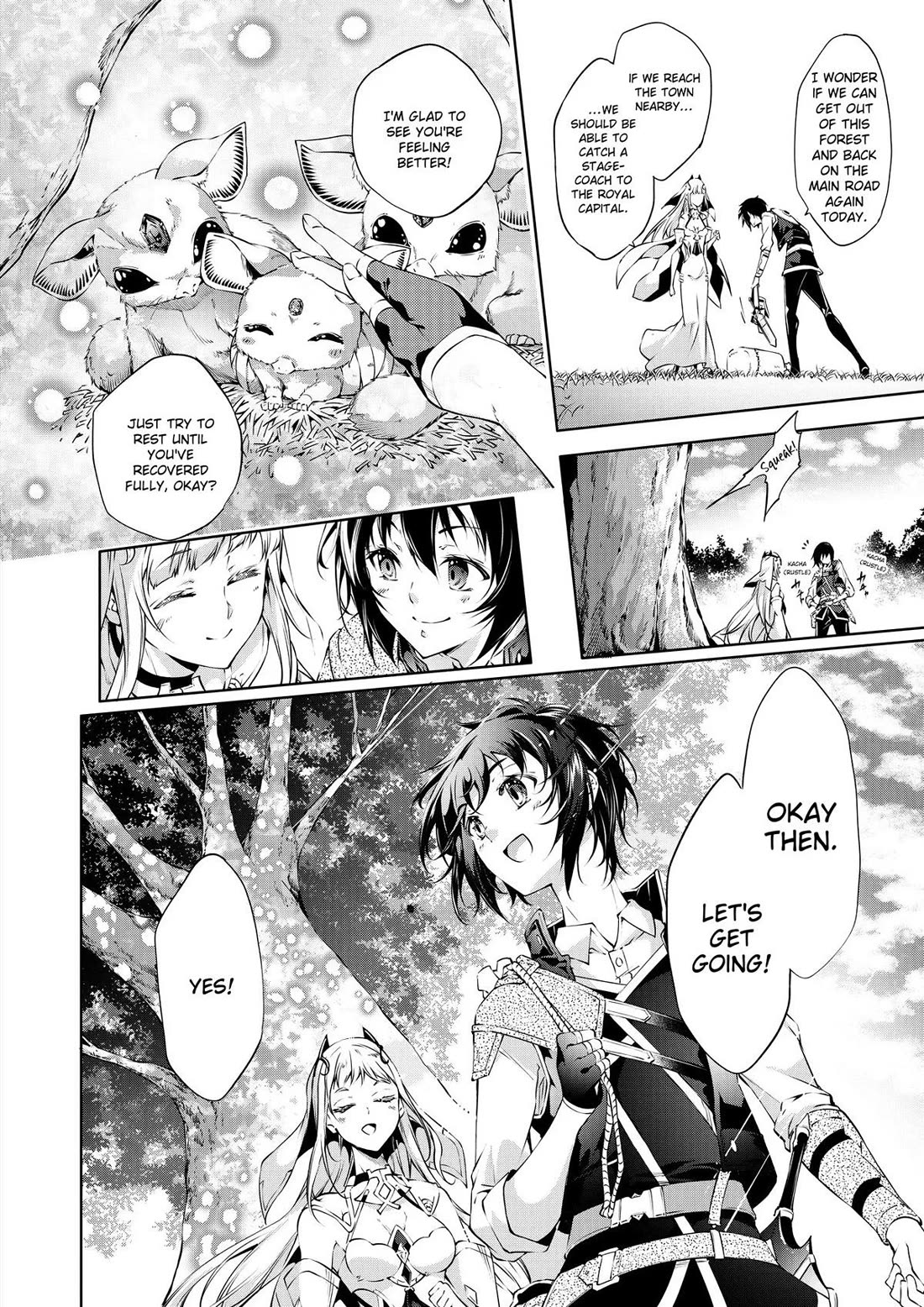 Kamigami ni Sodaterare Shimo no, Saikyou to Naru chapter 38 page 12