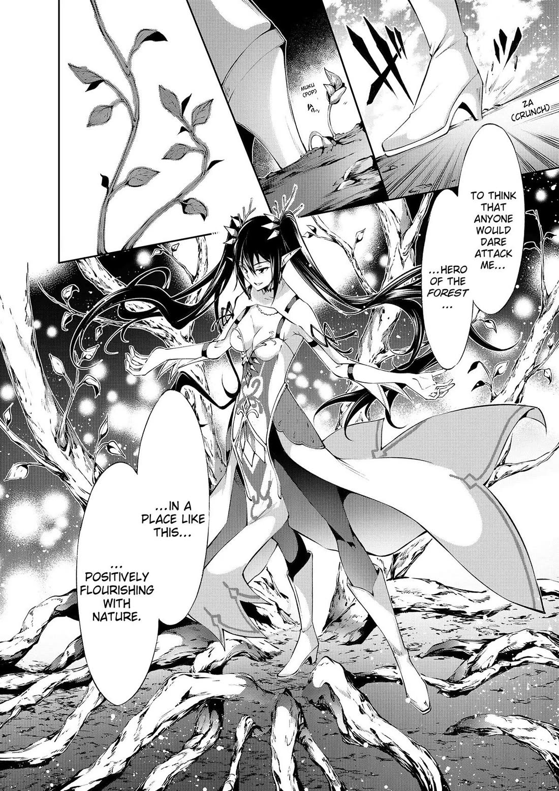 Kamigami ni Sodaterare Shimo no, Saikyou to Naru chapter 44 page 14