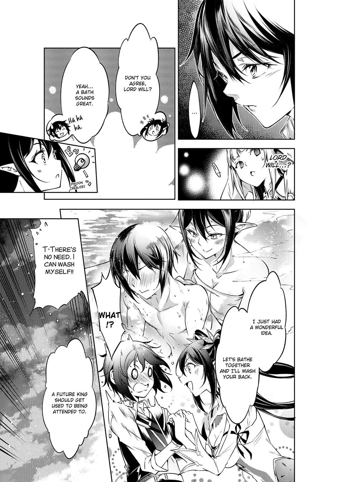 Kamigami ni Sodaterare Shimo no, Saikyou to Naru chapter 46 page 13